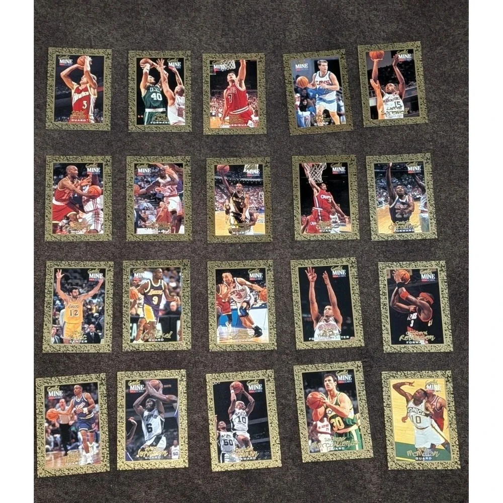 1994-95‎ Gold Mine Series 20 cards complete set NBA Hoops SkyBox near mint/mint